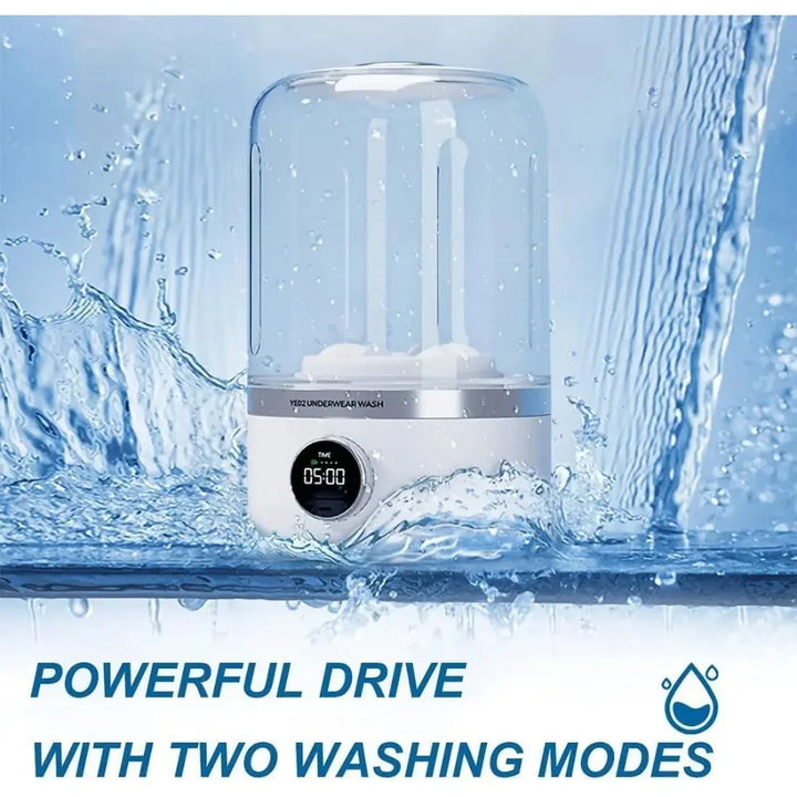< img src="path_to_your_image.jpg" alt="Smart Laundry Cup - Portable and Wireless Washing Machine">